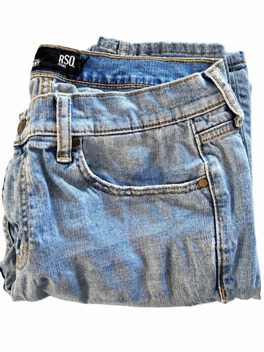 RSQ London Skinny Jeans Blue Waist 33